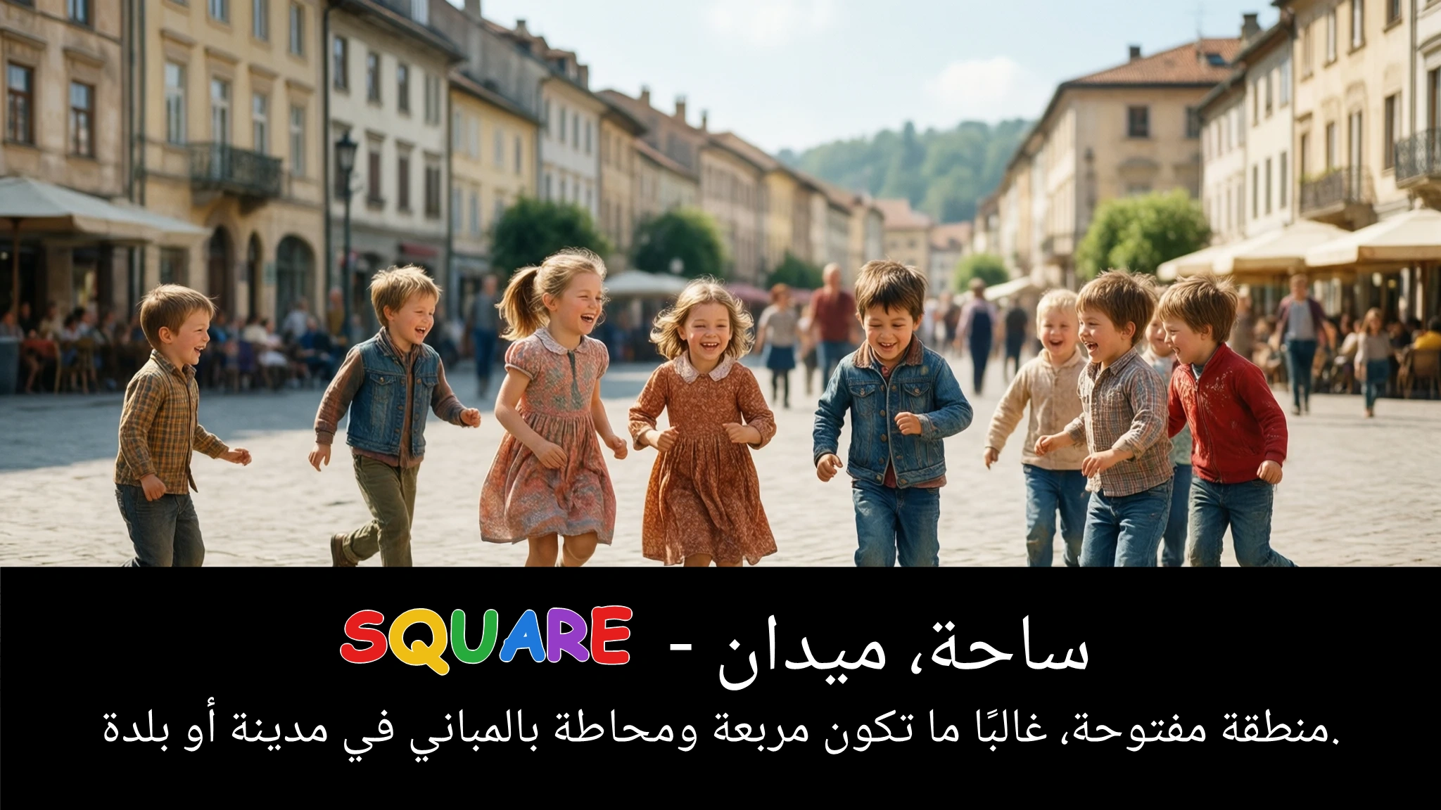 Arabic Illustration for square
